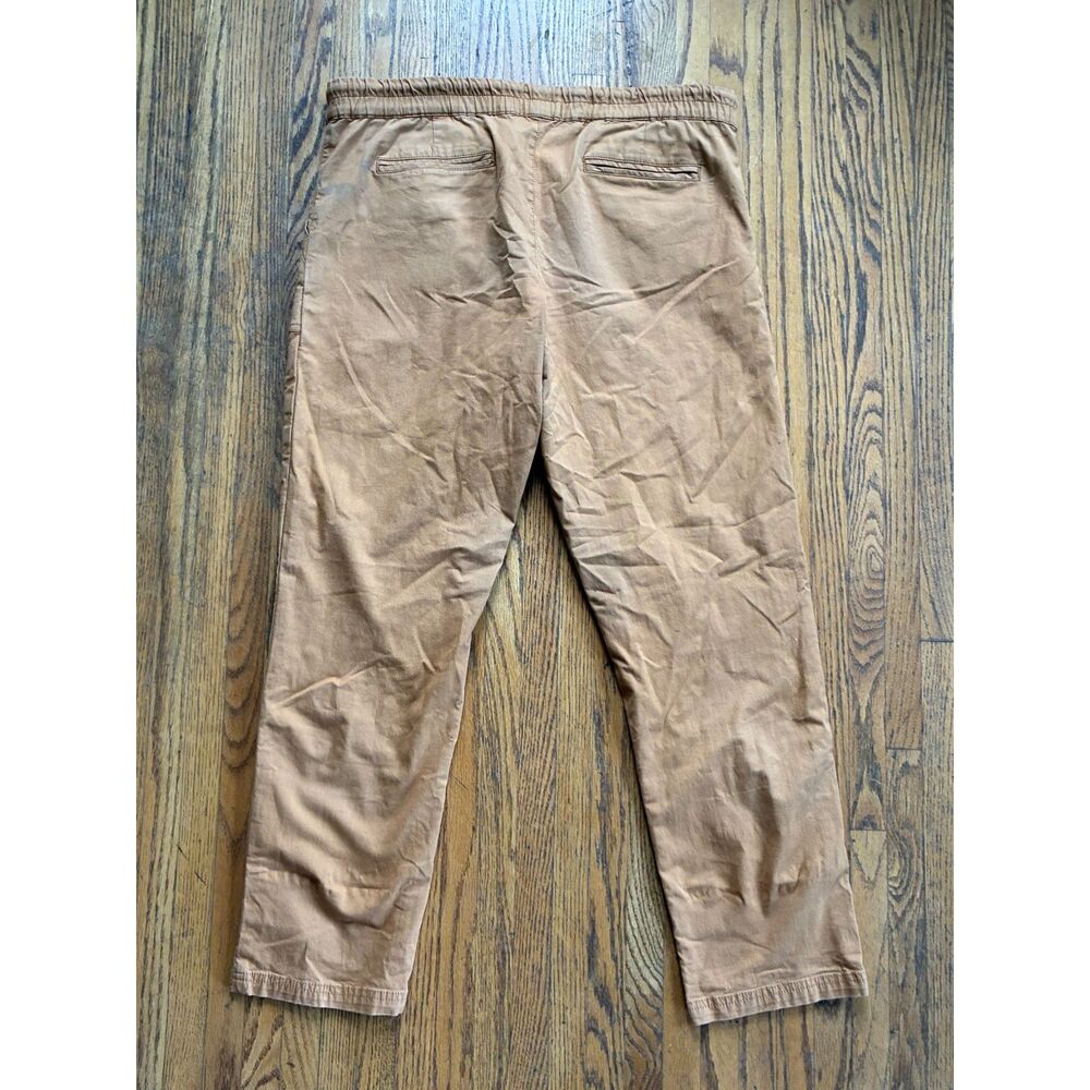 PACT Organic Tan Cotton Drawstring Sustainable Pants Women's Size Medium - Picture 5 of 11